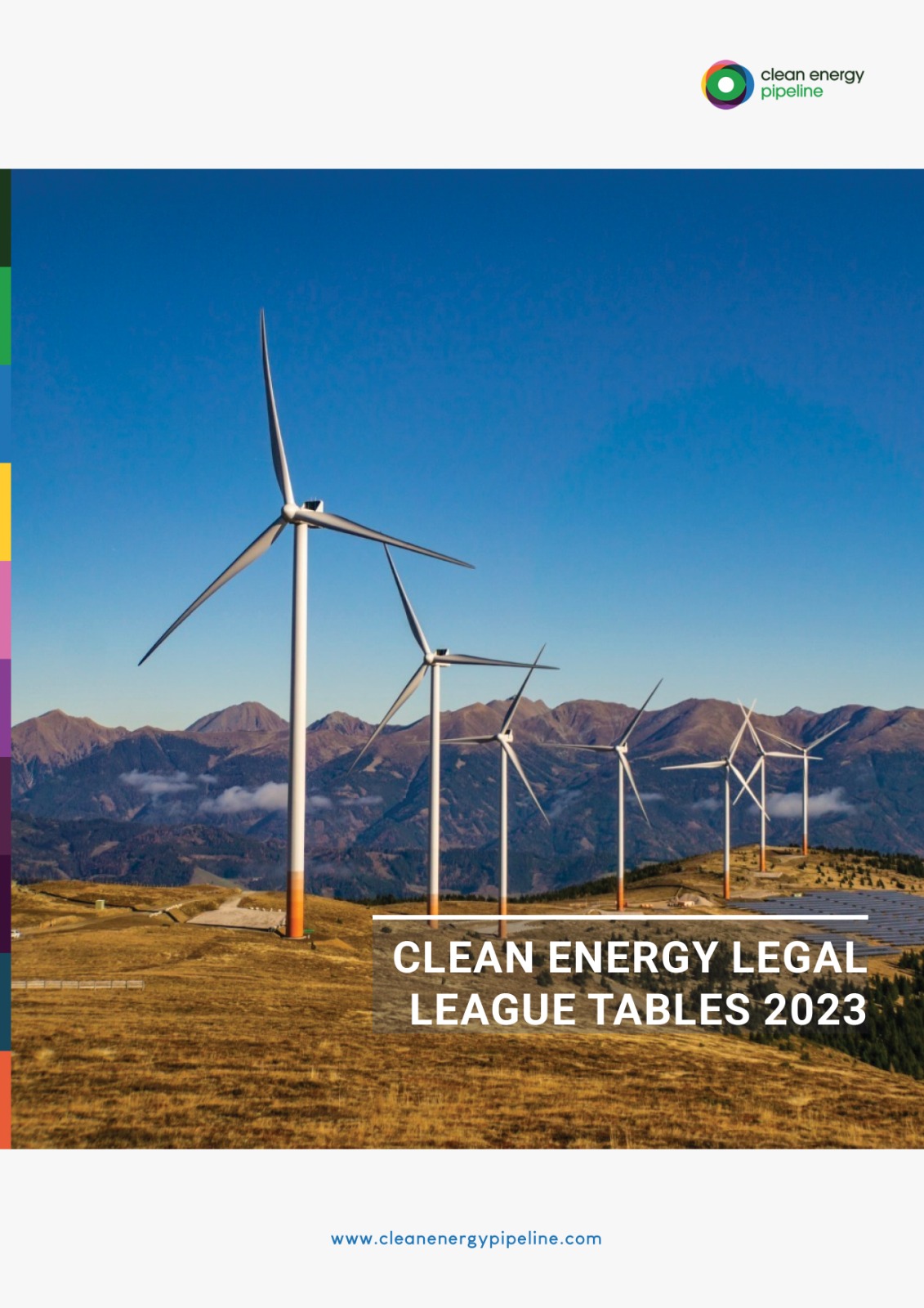 Market report cover image: Clean Energy Legal League Tables 2023
