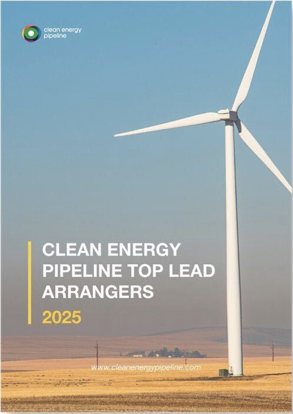 Market report cover image: Top Clean Energy Lead Arrangers 2025